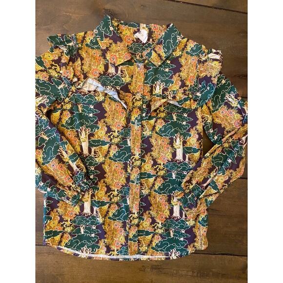 Kate‎ Quinn Toddler Tree ruffle long sleeve blouse size 5Y Cottagecore faerie - Picture 1 of 4